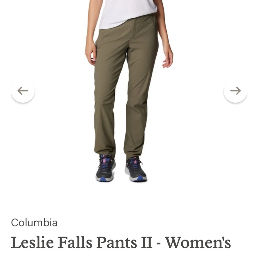 Columbia Green Track Pants Durable Outdoor Design